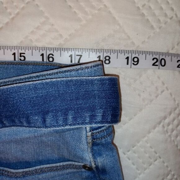 Modern Cropped Tie @ the Waist Loft Jeans sz 10 - Picture 7 of 14